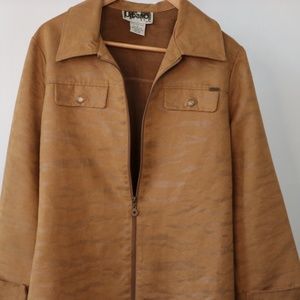 Lightweight Tiger Suede Jacket
